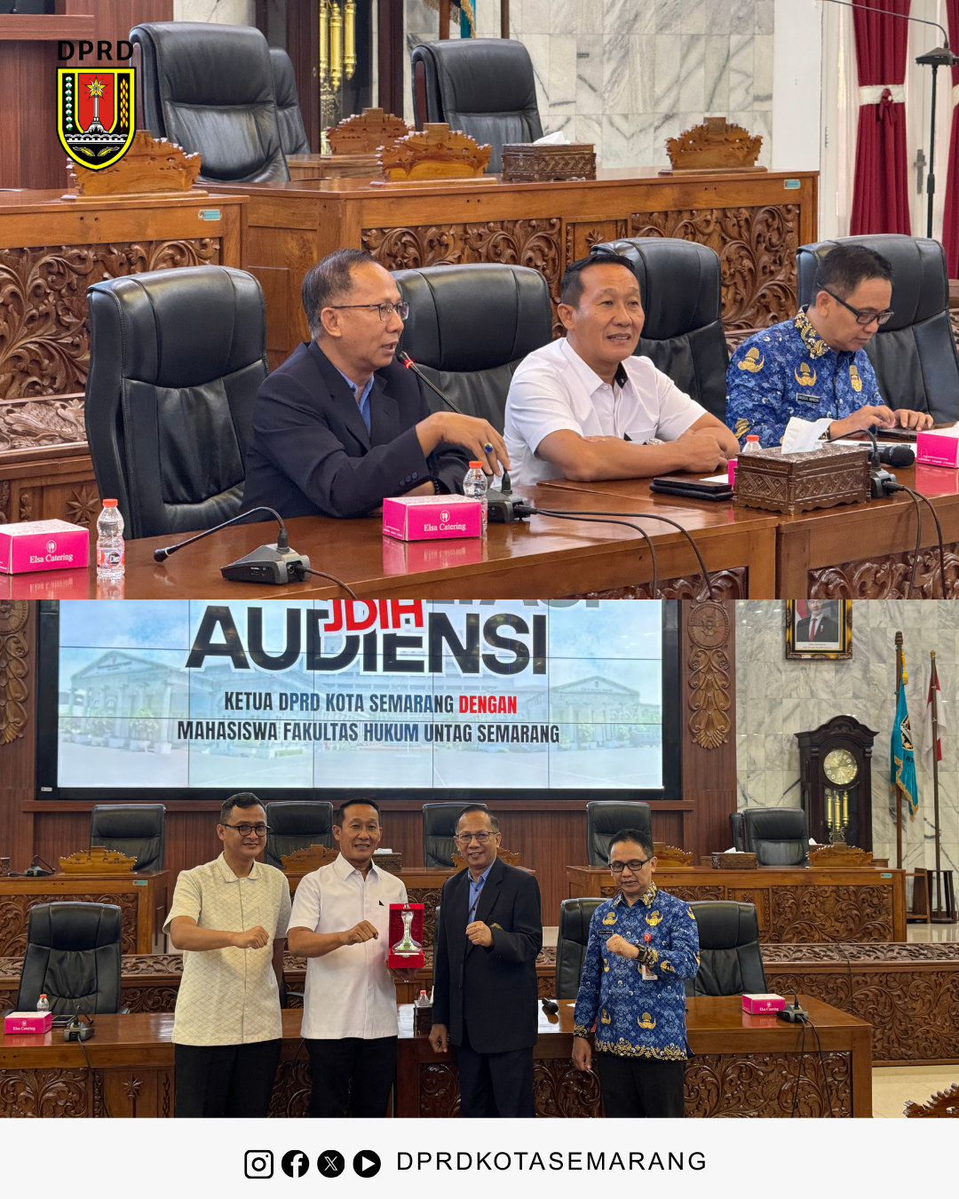 Post Image Konsultasi dan Audiensi JDIH DPRD Kota Semarang dengan Mahasiswa Fakultas Hukum UNTAG Semarang
