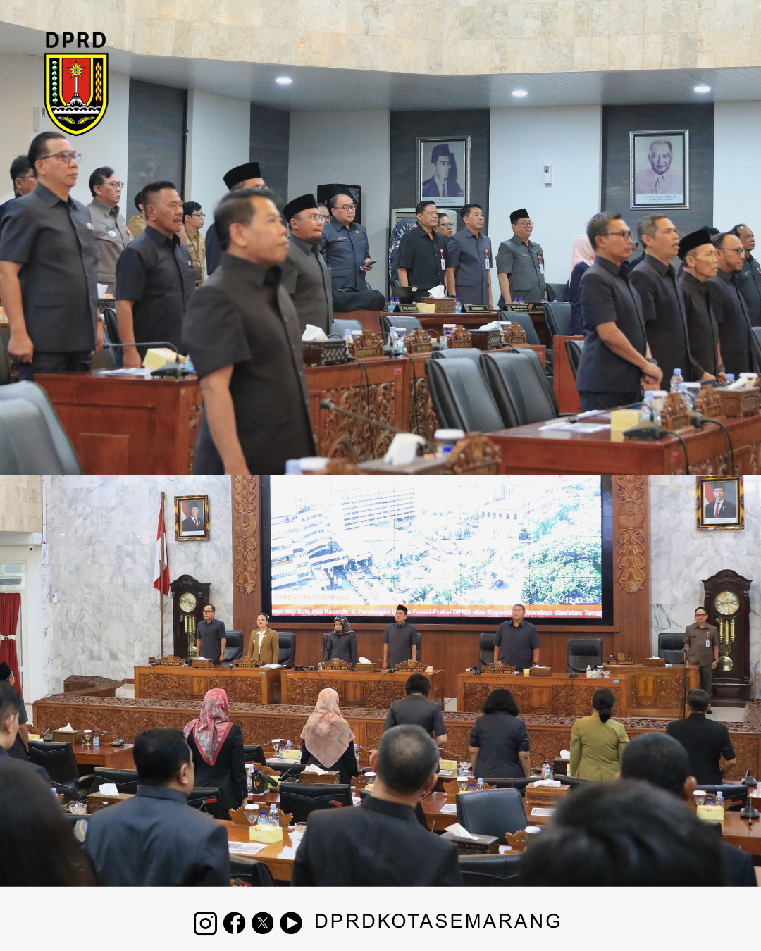 Post Image Rapat Paripurna Pembicaraan Tk. I atas Raperda tentang Pertanggung Jawaban Pelaksanaan APBD Kota Semarang TA 2025