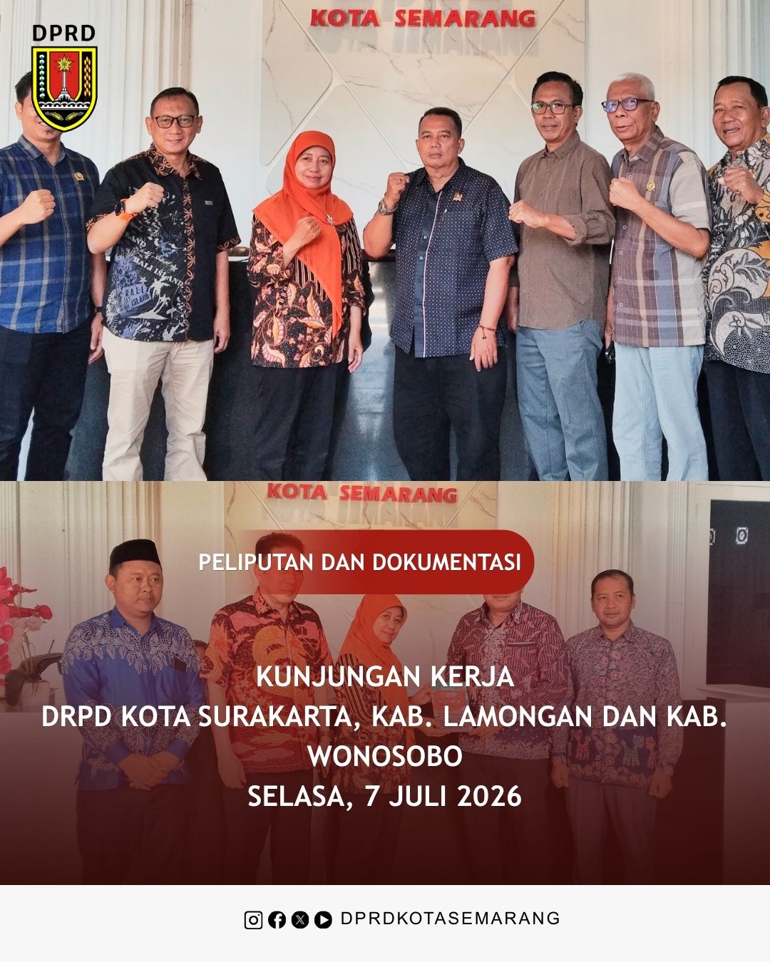 Image Berita Kunjungan Kerja Tamu dari DPRD Kota Surakarta, Kab. Lamongan, dan Kab. Wonosobo